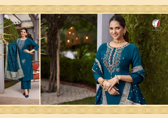 Vastra Vol 3 By Anju Roman Silk Designer Readymade Suits Wholesale Shop In Surat
